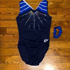 GK Elite gymnastics leotard.